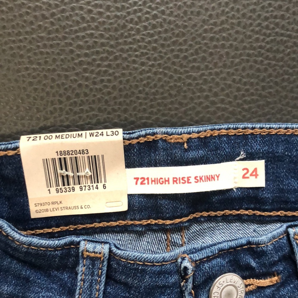 👖Levi’s 721 HIGH RISE SKINNY JEANS - Picture 8 of 16